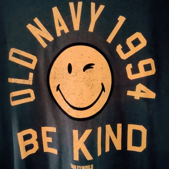 BE KIND XL OLD NAVY NWT SMILEY WORLD - Picture 2 of 7